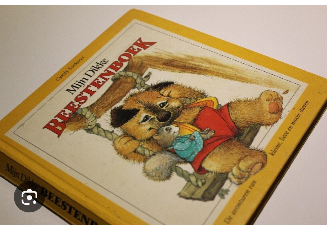 GEZOCHT: mijn dikke beestenboek cyndy szekeres, Eén stripboek, Ophalen of Verzenden
