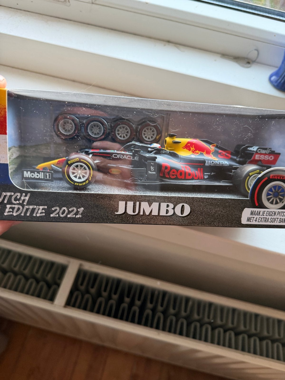 Red Bull Racing F1 Auto Max Verstappen Jumbo Editie 2021, Ophalen of Verzenden, Nieuw, Overige typen