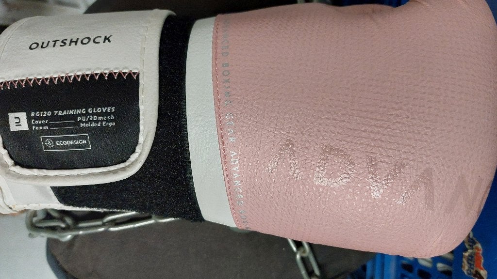 roze dames box handschoenen, Ophalen of Verzenden, Zo goed als nieuw, Bokshandschoenen