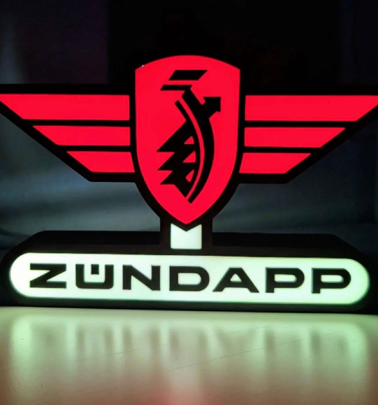 Zundapp LED Lamp 26x16 cm met USB en Schakelaar, Verzenden, Nieuw, Lichtbak of (neon) lamp