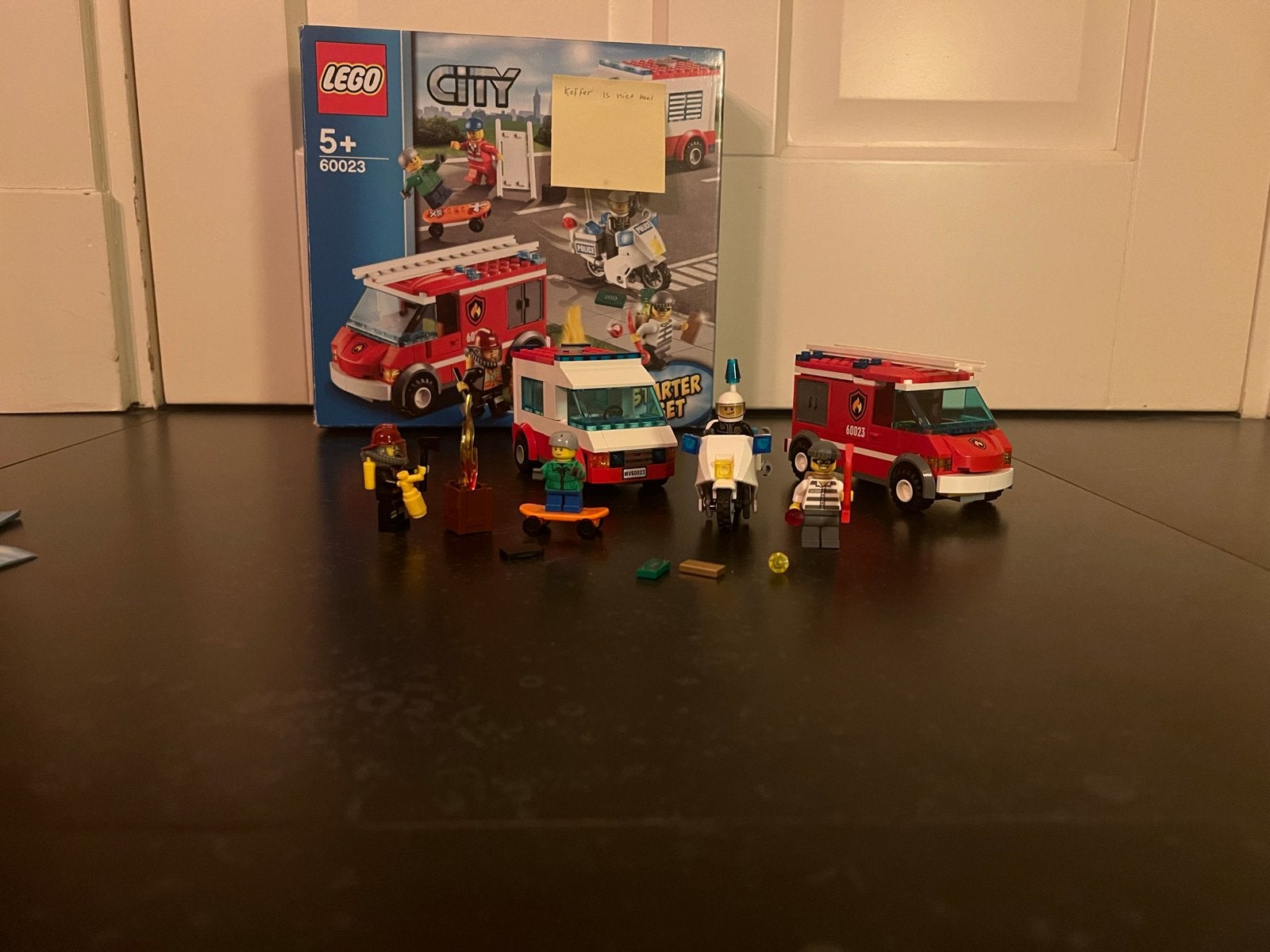Lego City Starter Set 60023 - Brandweer, Ambulance, Politie, Lego, Ophalen of Verzenden, Inclusief doos, Complete set