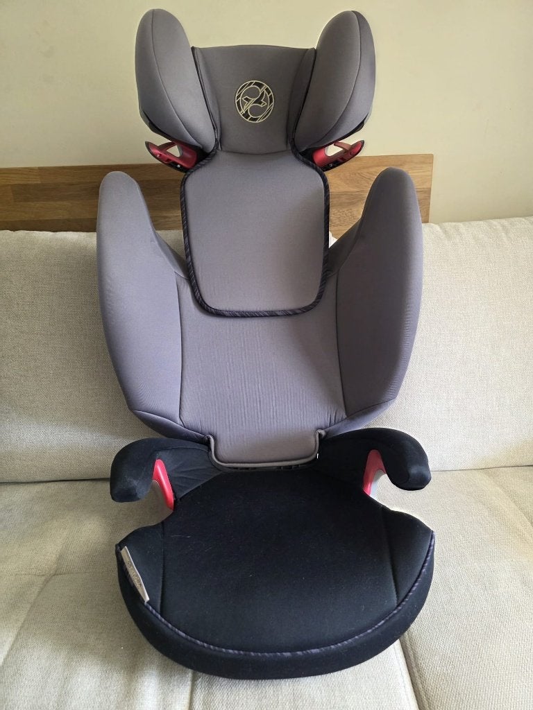 Cybex Solution S-fix autostoel (Premium Black, 15-36 kg), 15 t/m 36 kg, Zijbescherming, Zo goed als nieuw, Isofix