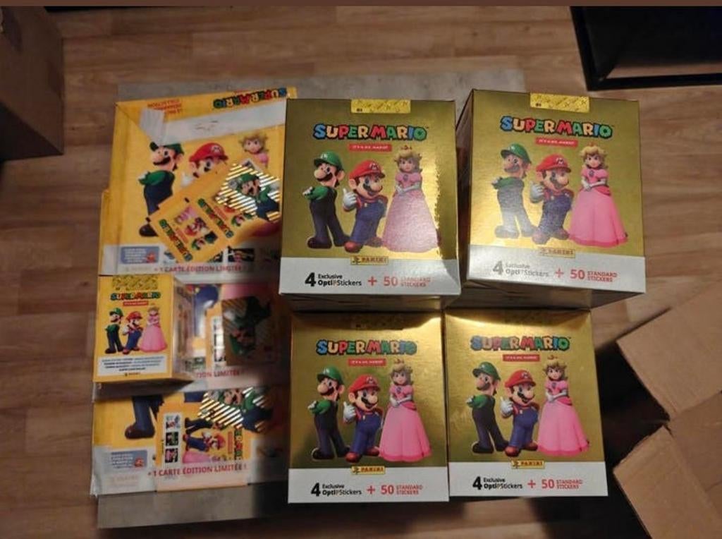 Panini super Mario, Verzamelen, Stickers, Nieuw, Ophalen of Verzenden