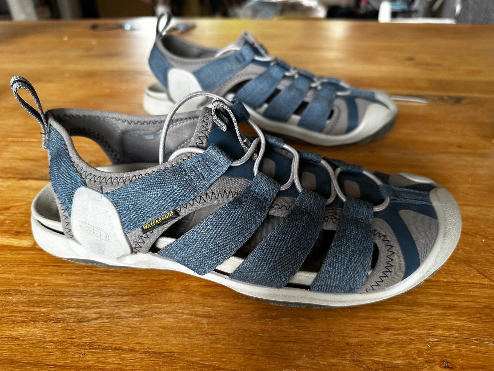 Keen wandelsandalen cnx maat 44, Verzenden, Zo goed als nieuw, Blauw