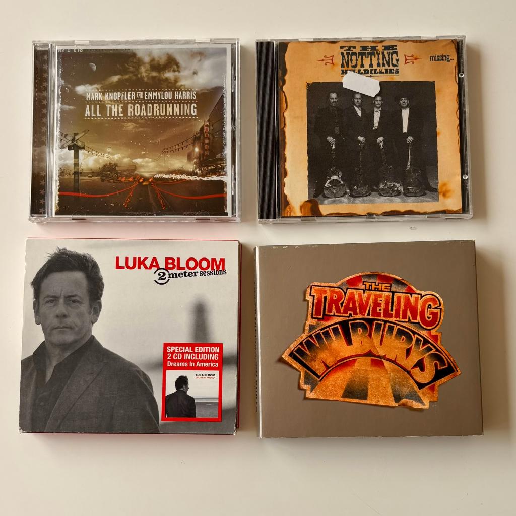 Traveling Willburys, Luka Bloom, Nothing Hillbillies, Mark K, Ophalen of Verzenden, Gebruikt