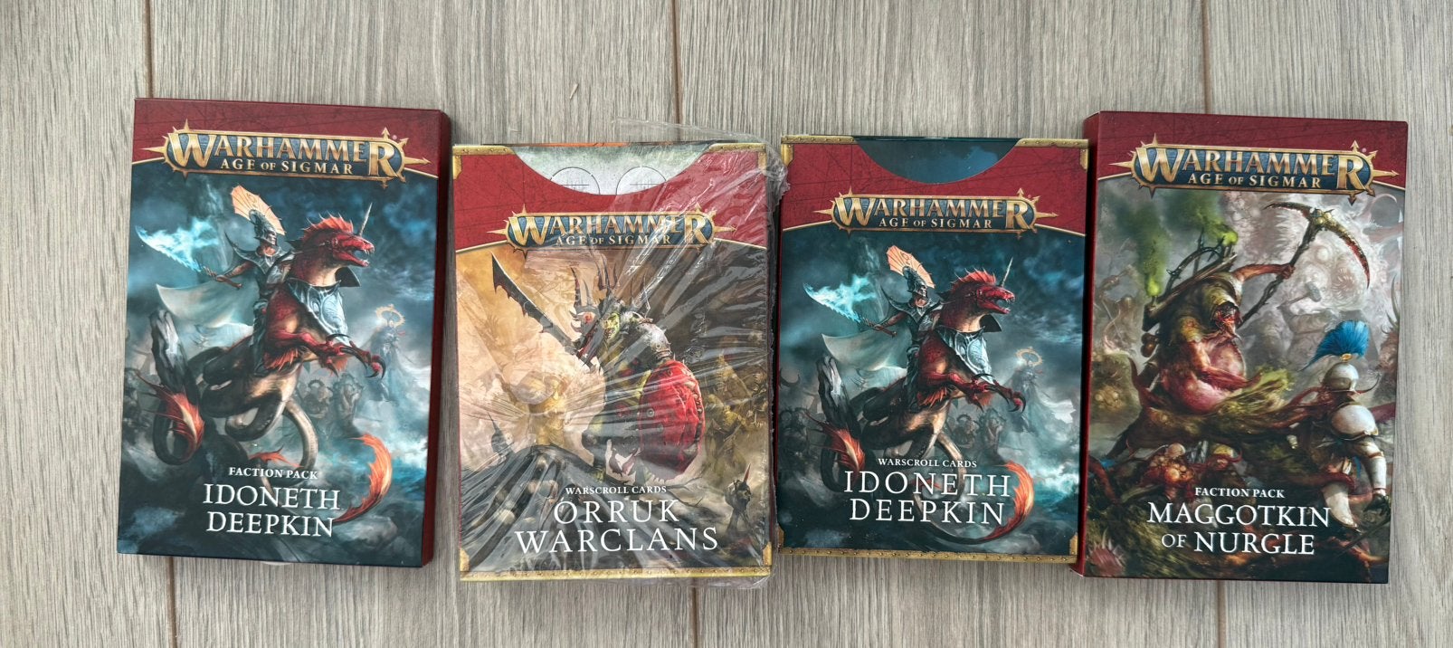 Warhammer faction packs / warscroll cards €3,- p/st, Ophalen of Verzenden, Zo goed als nieuw, Warhammer