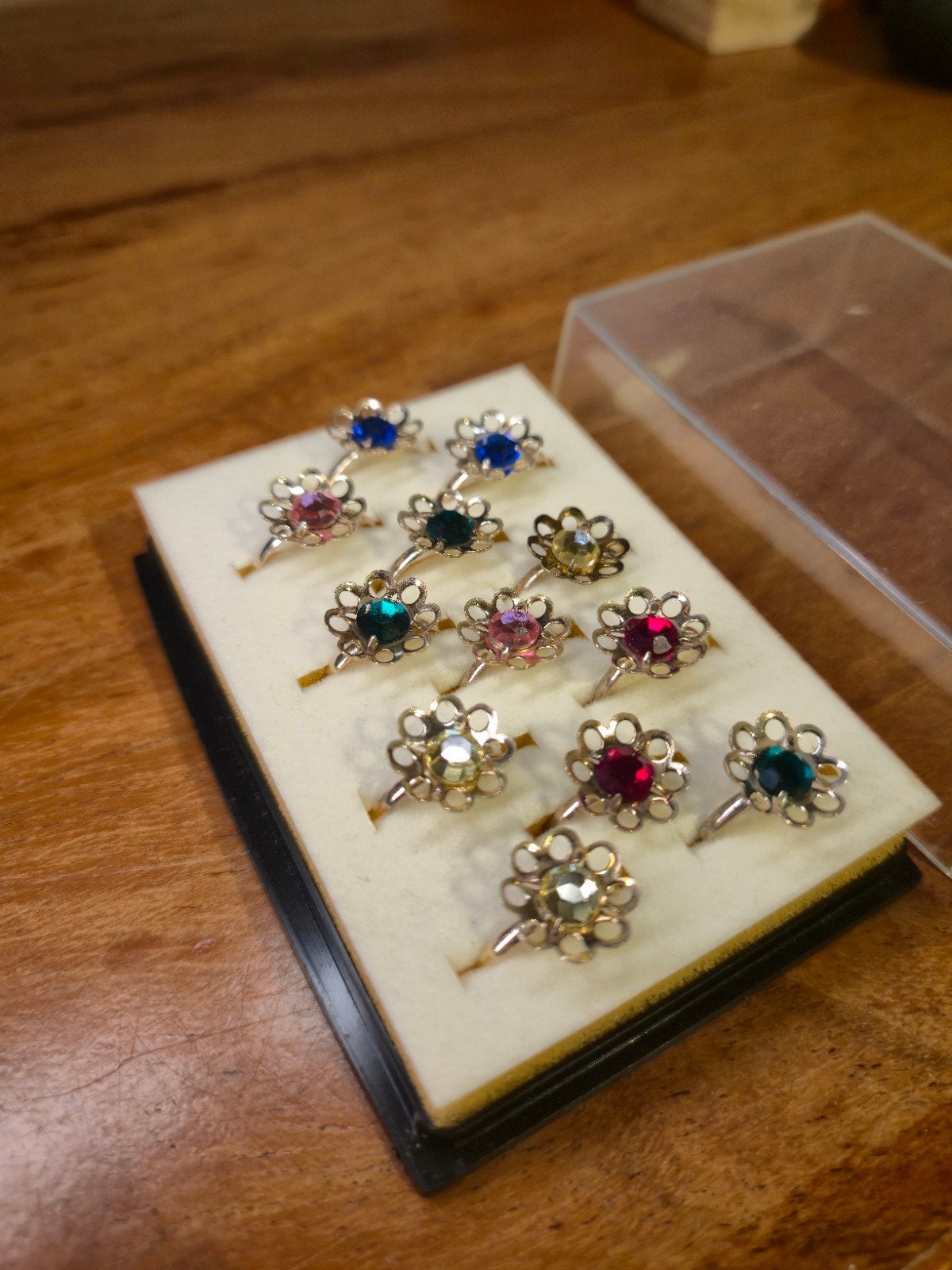Set van 12 Authentiek Zilveren Vintage Ringen | 835 Zilver, Verzenden