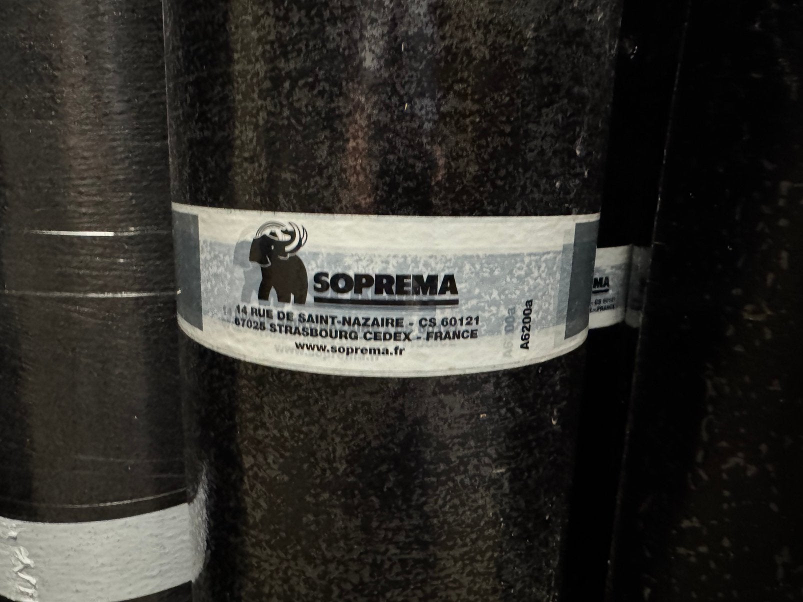 Rollen dakleer soprema dakbedekking 3,2 mm, Doe-het-zelf en Verbouw, Dakpannen en Dakbedekking, Overige materialen, Zwart, Nieuw