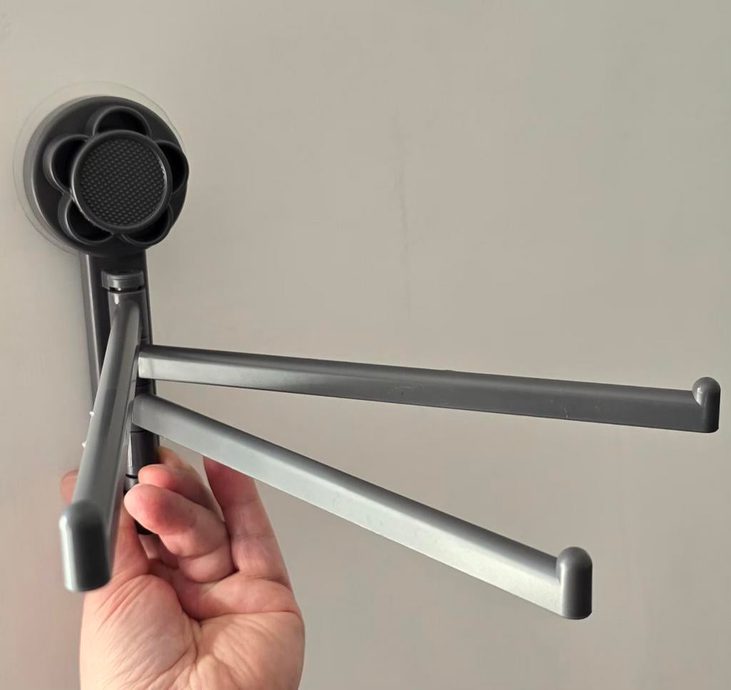 Slim & Draaibaar Handdoekenrek Zonder Boren, Ophalen of Verzenden, Nieuw