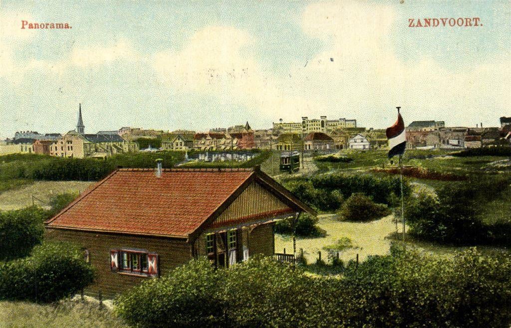 Panorama. - Zandvoort. - 1916 gelopen, Ophalen of Verzenden, Voor 1920, Gelopen, Noord-Holland