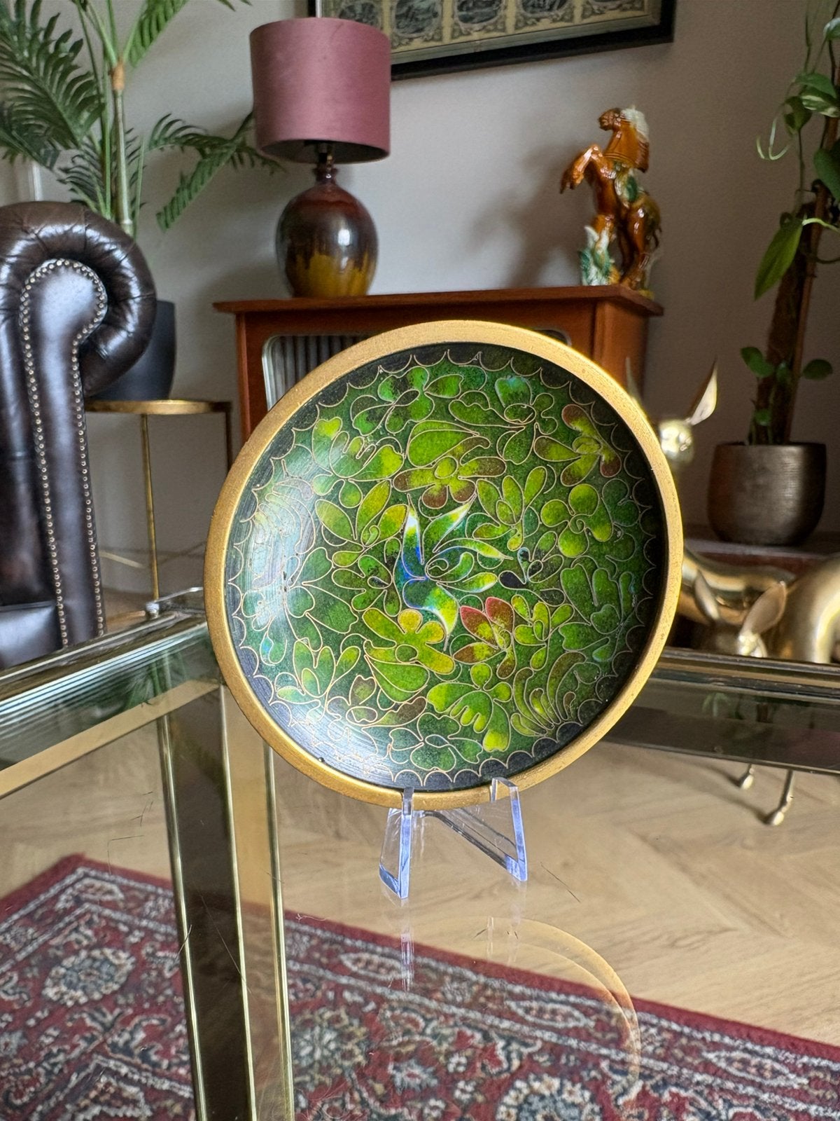 Prachtige vintage cloisonné schaaltje, Antiek en Kunst, Ophalen of Verzenden