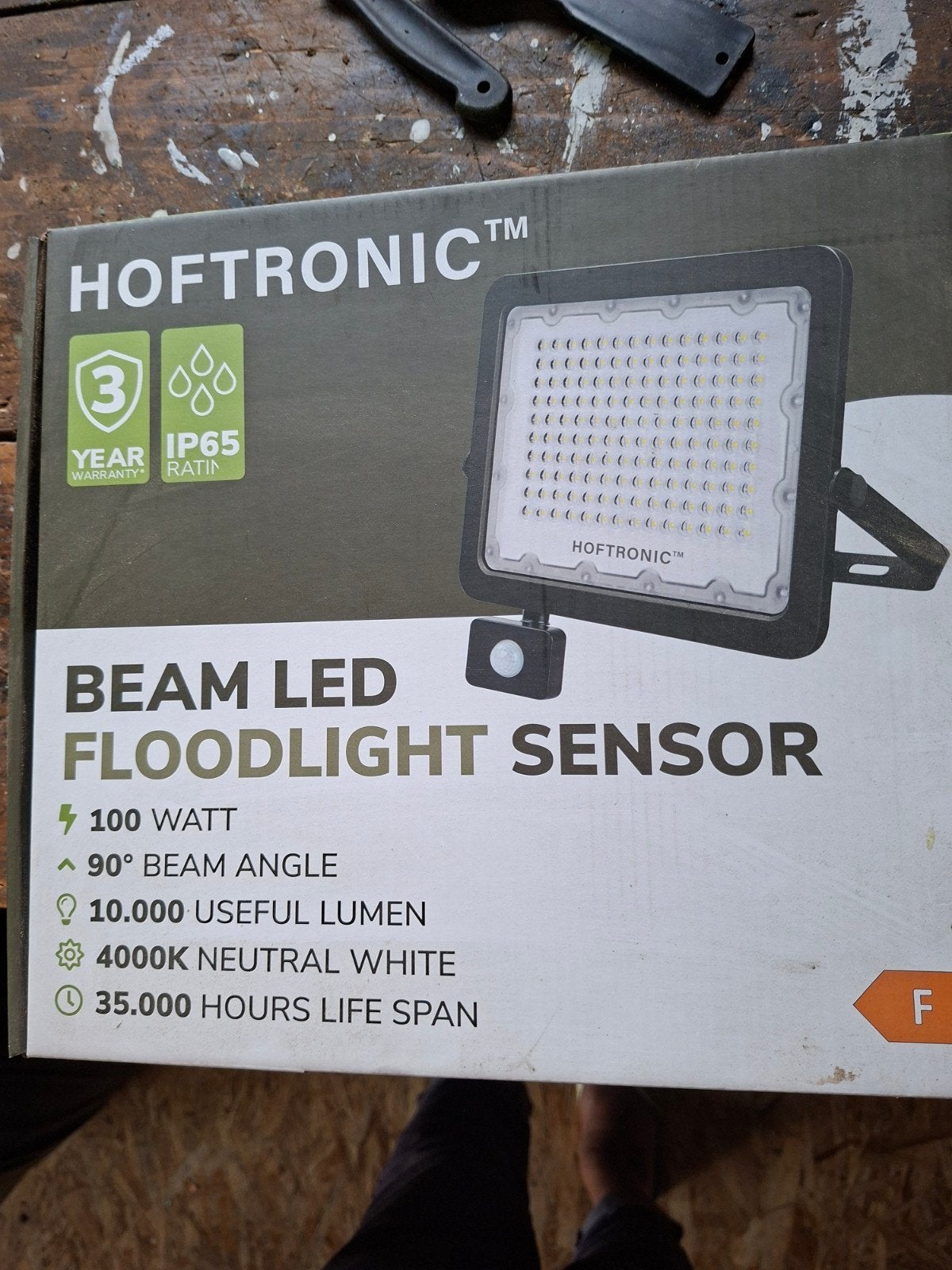 floodlight sensor, Kunststof, Wandlamp, Nieuw, Ophalen of Verzenden