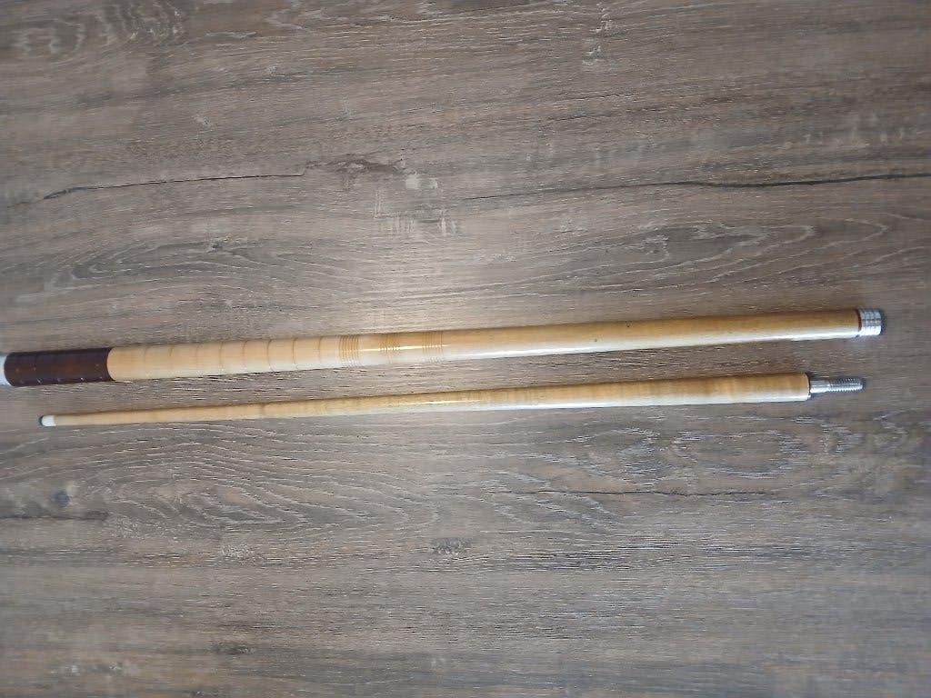 VINTAGE PRACHTIGE OUDE MELISKEU MET ALUMINIUM SCHROEF, Sport en Fitness, Biljarten en Poolen, Ophalen of Verzenden, Zo goed als nieuw