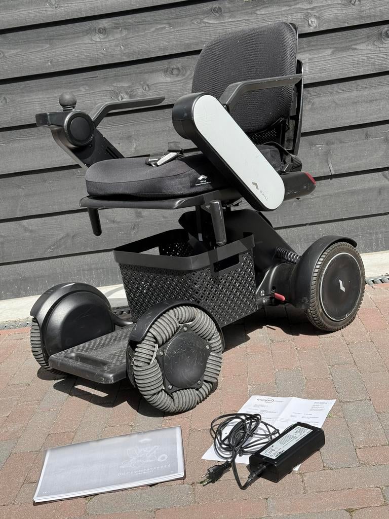 Mooie Whill C2 elek. rolstoel met BT. Nieuwe accu, garantie!, Diversen, Ophalen, Inklapbaar, Zo goed als nieuw, Elektrische rolstoel