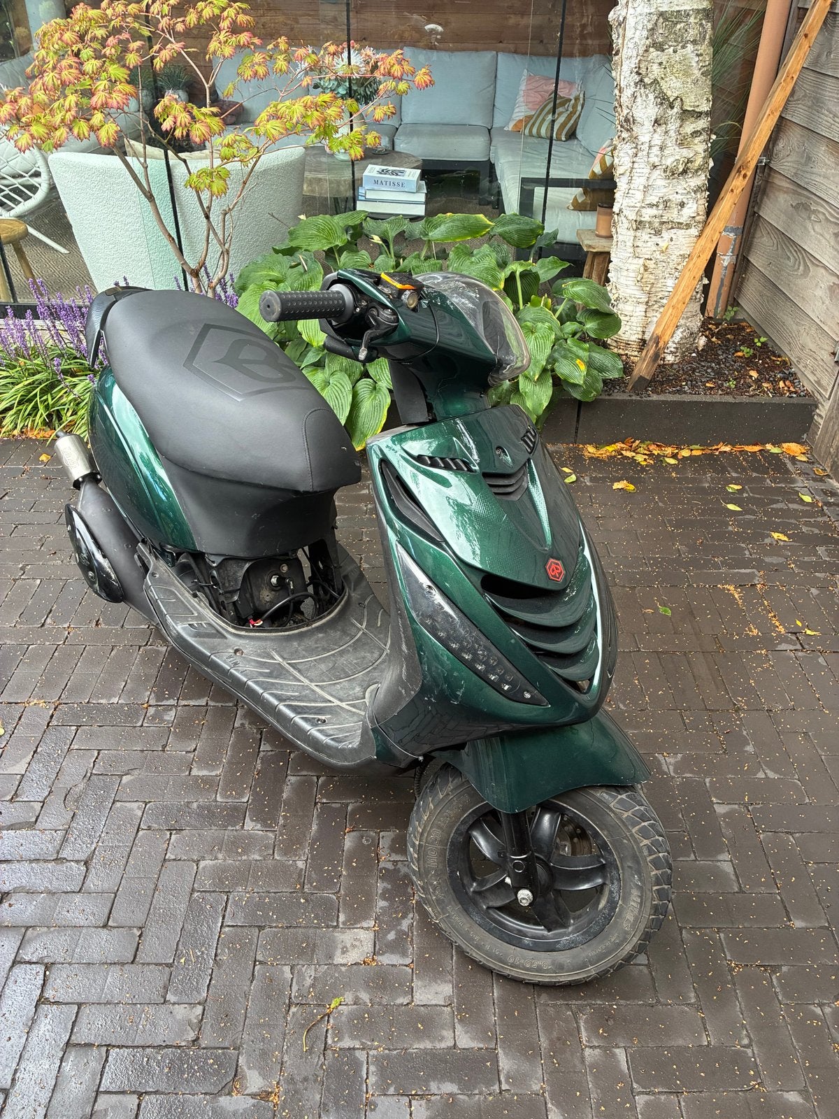 Piaggio Zip 70cc Bromscooter - Groen, Ophalen, Gebruikt, Maximaal 45 km/u, Zip