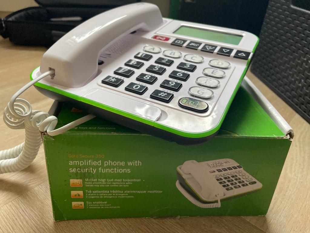 Te koop Doro Secure 350 vaste telefoon voor blinden, Ophalen, Gebruikt