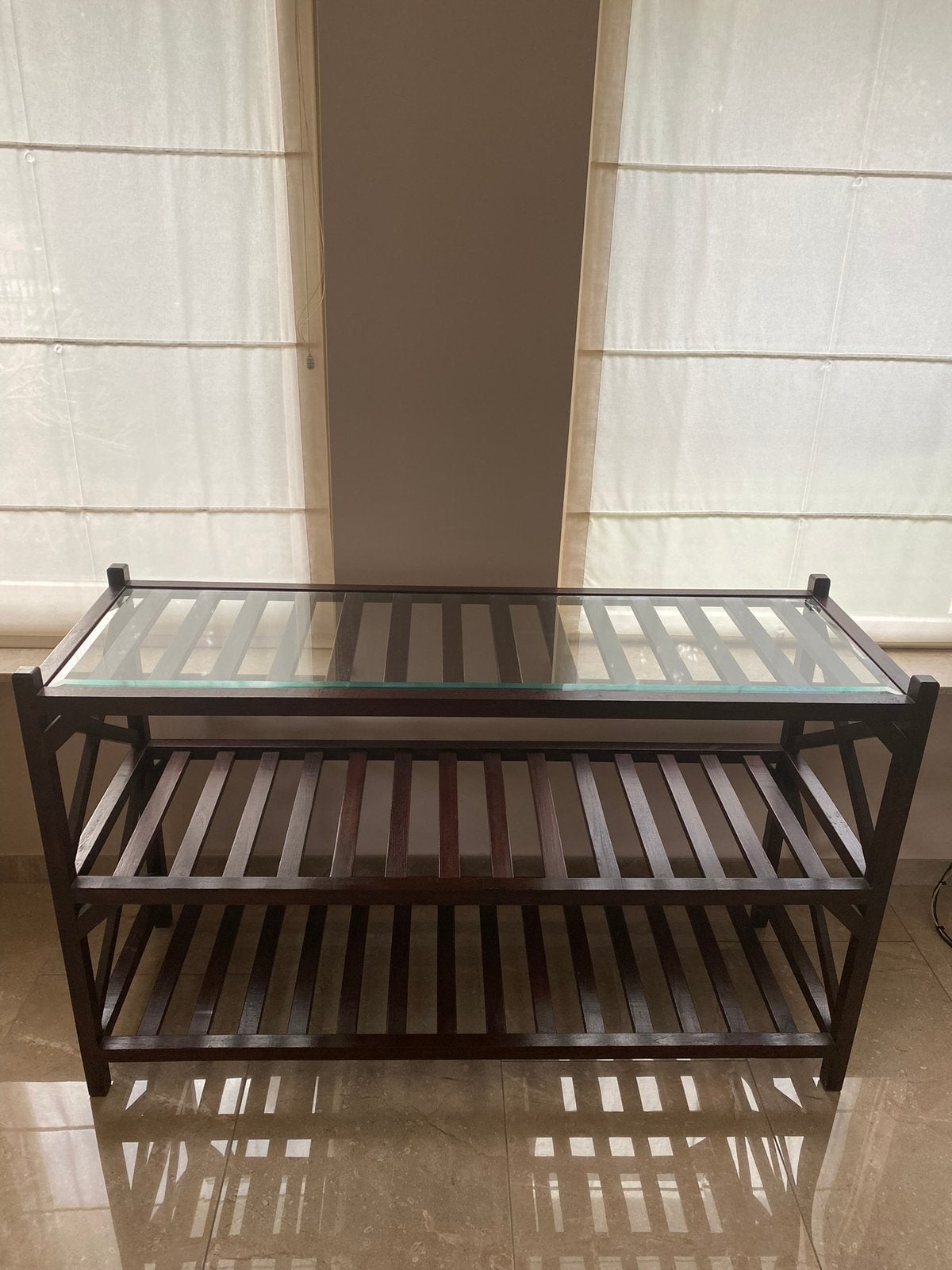 Koloniale console/ sidetafel  130x45x80, Huis en Inrichting, Tafels | Sidetables, Ophalen, Zo goed als nieuw