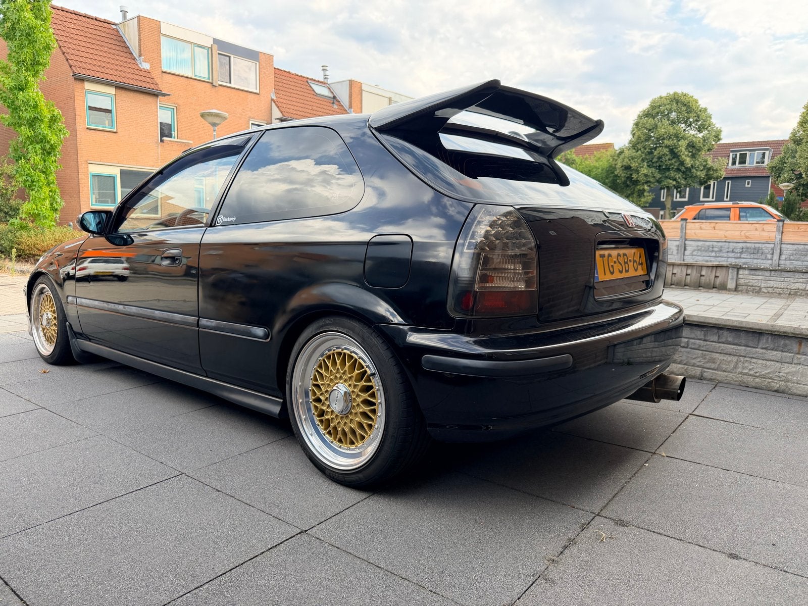 Honda Civic 1.4 I 1998 Zwart, Voorwielaandrijving, 31 €/maand, 4 cilinders, 1396 cc