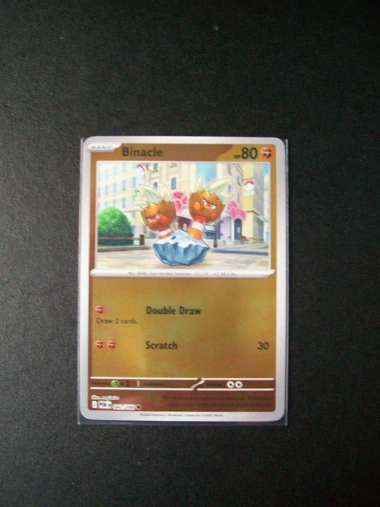 3514. Nieuwe Pokemon Kaart Holofoil BINACLE HP 80 (042/088), Verzenden, Nieuw, Losse kaart, Foil