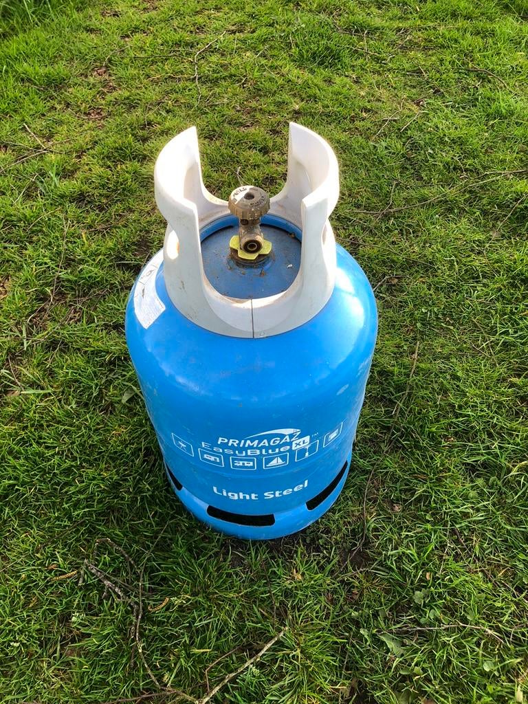 gaspot gasfles primagaz van bbq, Tuin en Terras, Ophalen, Zo goed als nieuw
