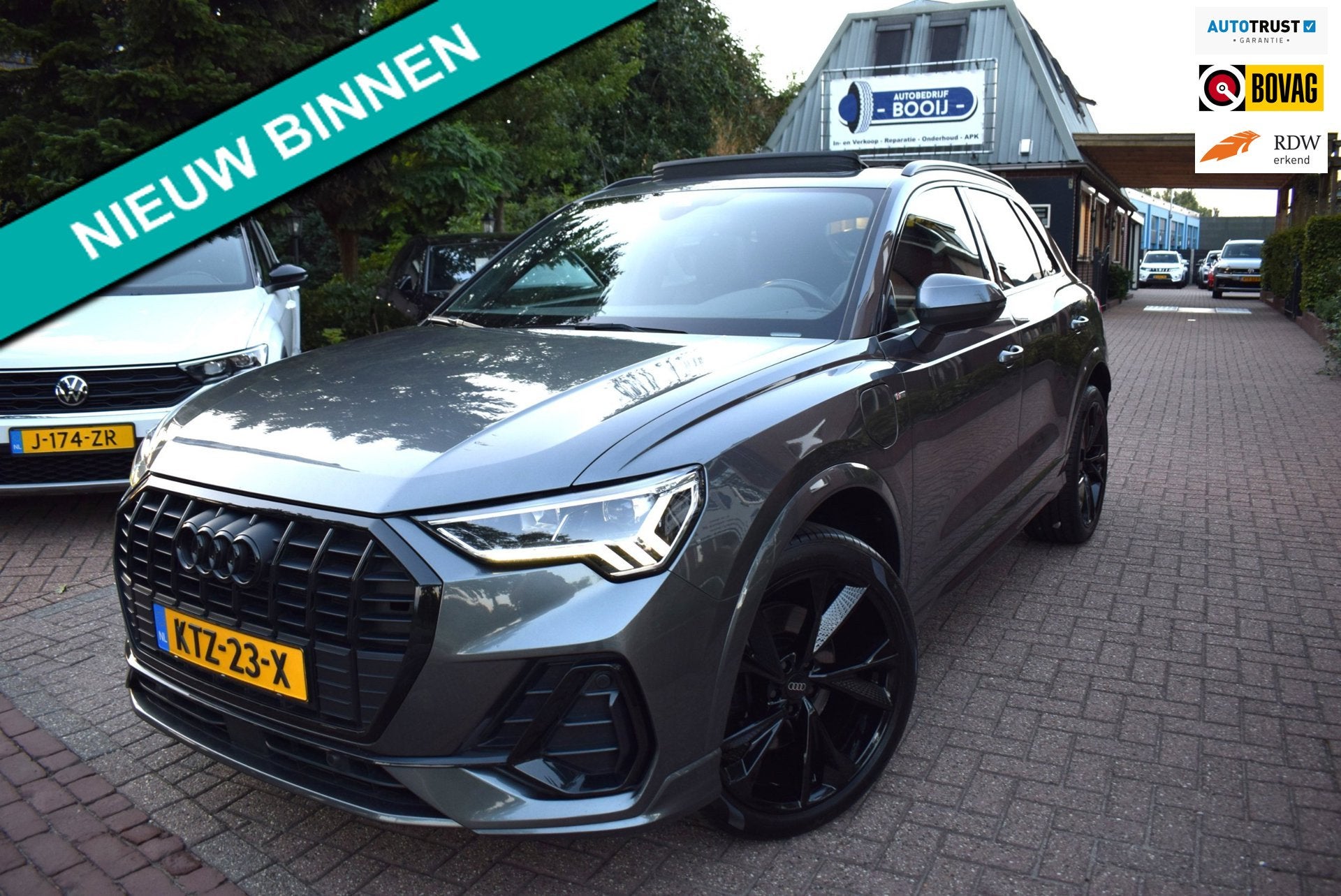 Audi Q3 45 TFSI e S-LINE AUTOM/PANO DAK/ADAP CRUISE/TREKH/MA, Auto's, Dealer onderhouden, Gebruikt, Euro 6, Hybride Elektrisch/Benzine