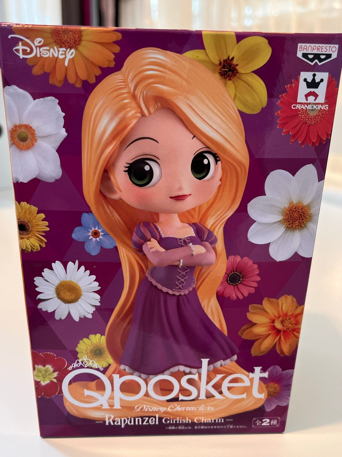 Qposket Disney Rapunzel Girlish Charm Figuur, Ophalen of Verzenden, Nieuw, Overige typen