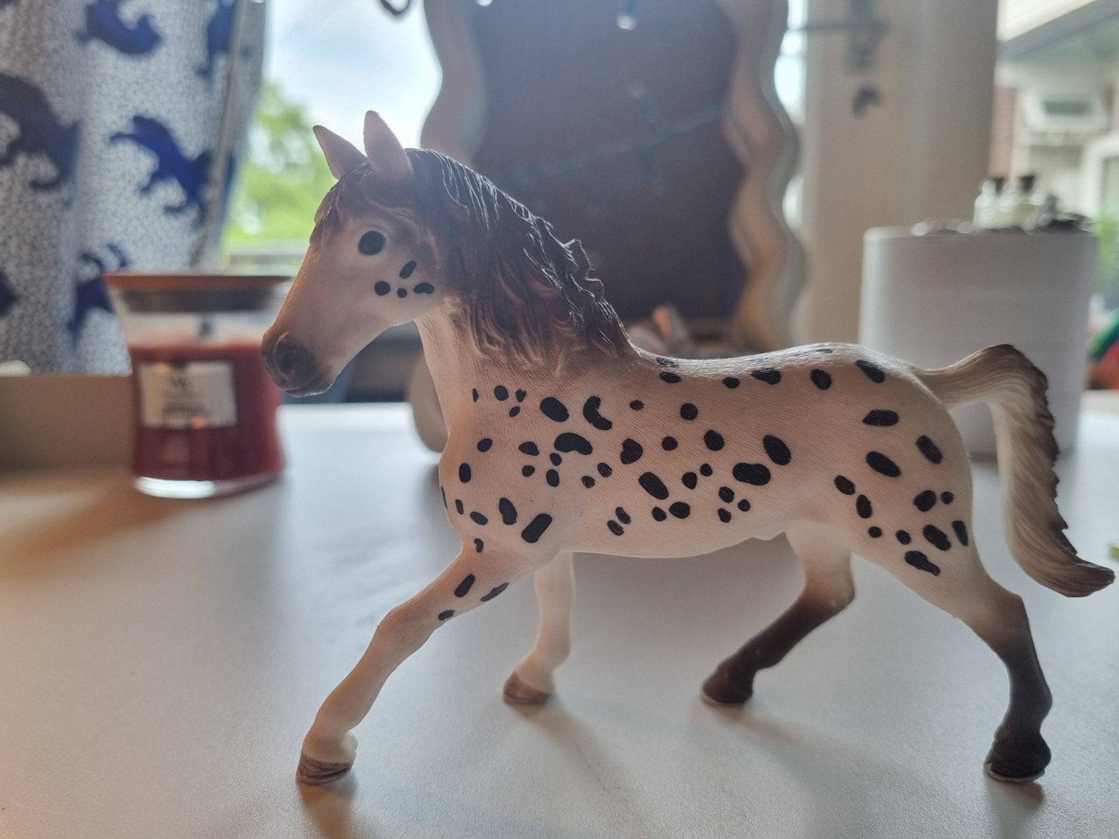 Schleich appaloosa paard, Ophalen of Verzenden, Zo goed als nieuw, Paard, Beeldje of Figuurtje