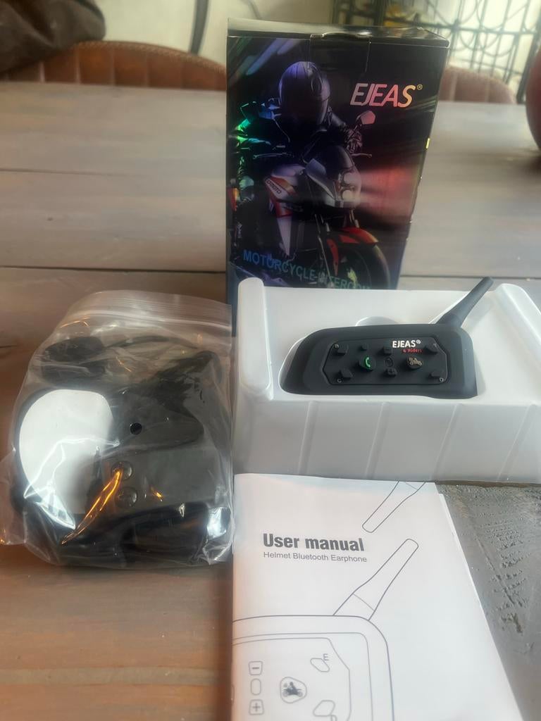 EJEAS Motorcycle-intercom systeem - Bluetooth headset, Motoren, Overige merken, Nieuw zonder kaartje, Dames, Overige typen