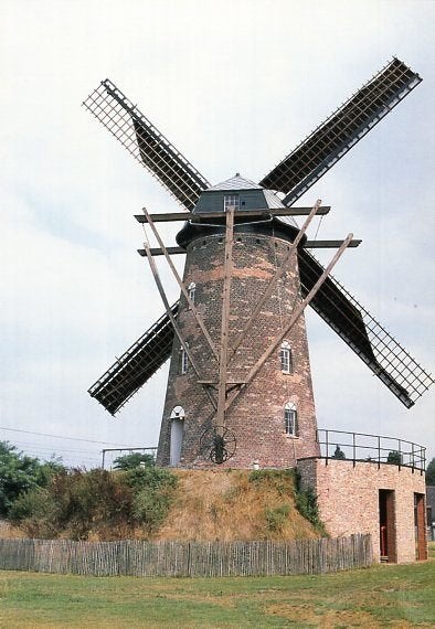 (BG112) Ansichtkaart België molen Lokeren Heirbrugmolen 2003, Verzamelen, Ansichtkaarten | België, Ophalen of Verzenden, 1980 tot heden