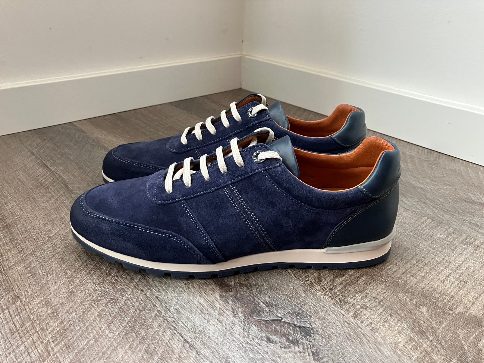 Van Lier heren schoenen, maat 42 (valt als 43), nieuw!, Ophalen of Verzenden, Nieuw, Blauw