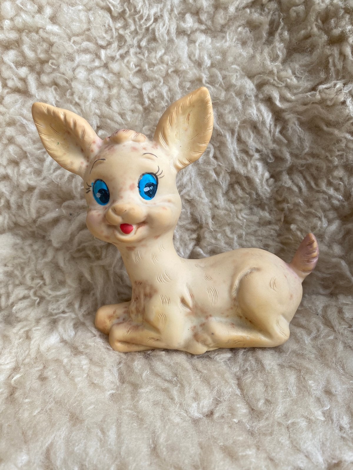 Vintage gemerkt piep beestje Rubbertoys jaren ‘50/‘60, Verzamelen, Ophalen of Verzenden, Zo goed als nieuw
