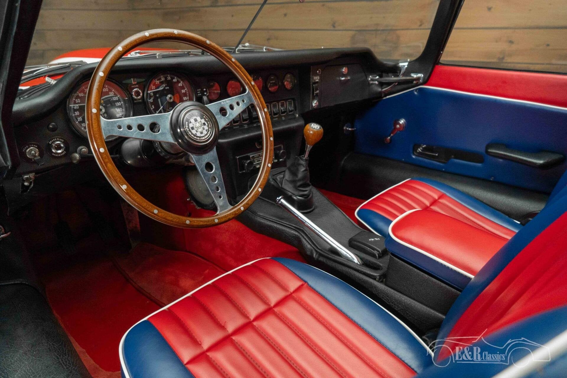 Jaguar E-Type S2 Cabriolet | Gerestaureerd | 1970, Achterwielaandrijving, 4200 cc, Cabriolet, Blauw