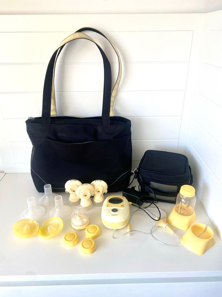 Medela Freestyle Borstkolf met accessoires en tas, Ophalen of Verzenden, Gebruikt