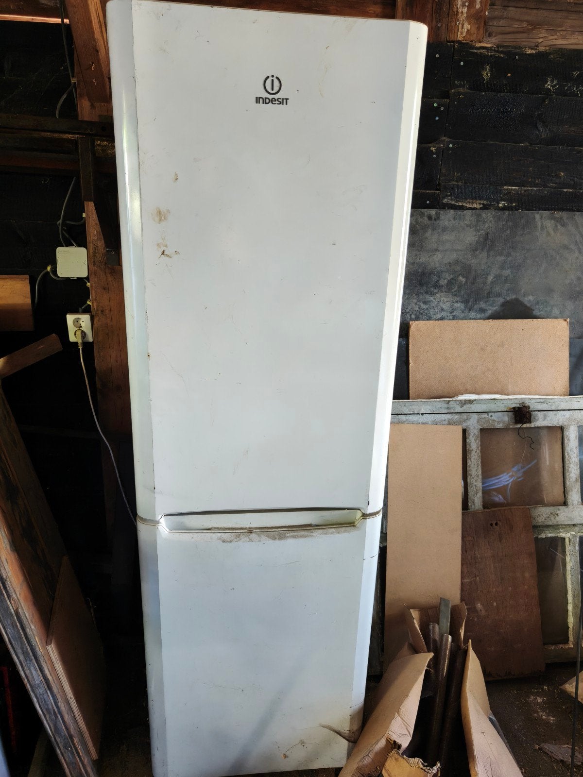 indesit koelkast, Ophalen, Gebruikt, 200 liter of meer, Met aparte vriezer