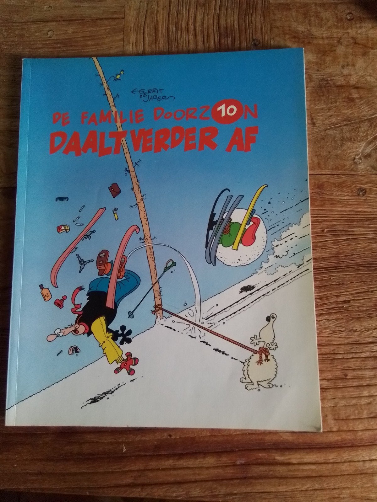 De Familie Doorzon 10: Daalt Verder Af - Gerrit de Jager, Eén stripboek, Ophalen of Verzenden, Zo goed als nieuw, Gerrit de Jager