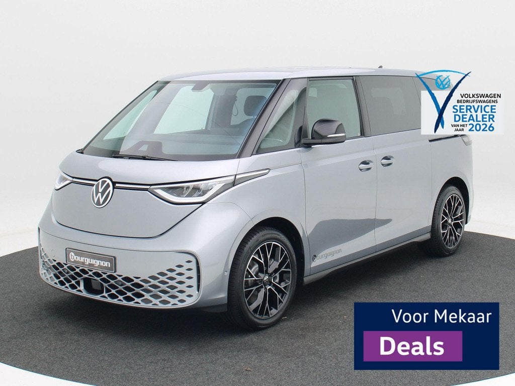 Volkswagen ID. Buzz Pro Limited Edition 210kW/286pk L1 79kWh, Auto's, Volkswagen, Automaat, 458 km, Zilver of Grijs, 79 kWh