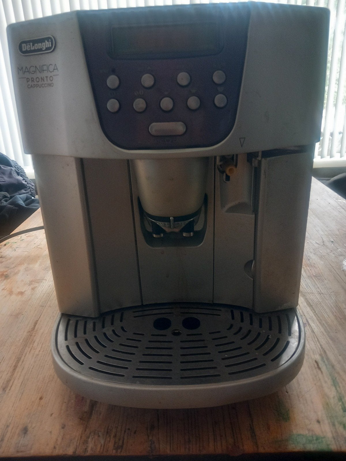 DeLonghi Magnifica Pronto Cappuccino Espressomachine, Gebruikt, Espresso apparaat, Koffiebonen, 4 tot 10 kopjes