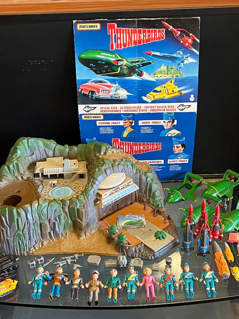 Thunderbirds Partij Eiland Figuren Voertuigen Matchbox, Verzamelen, Ophalen of Verzenden, Gebruikt