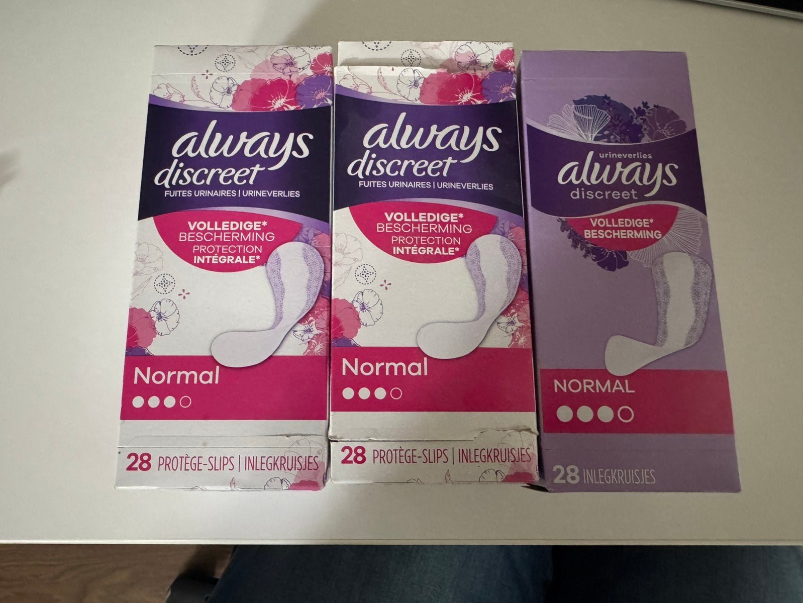 2,5 pak Always discreet inlegkruisjes, Ophalen of Verzenden, Nieuw