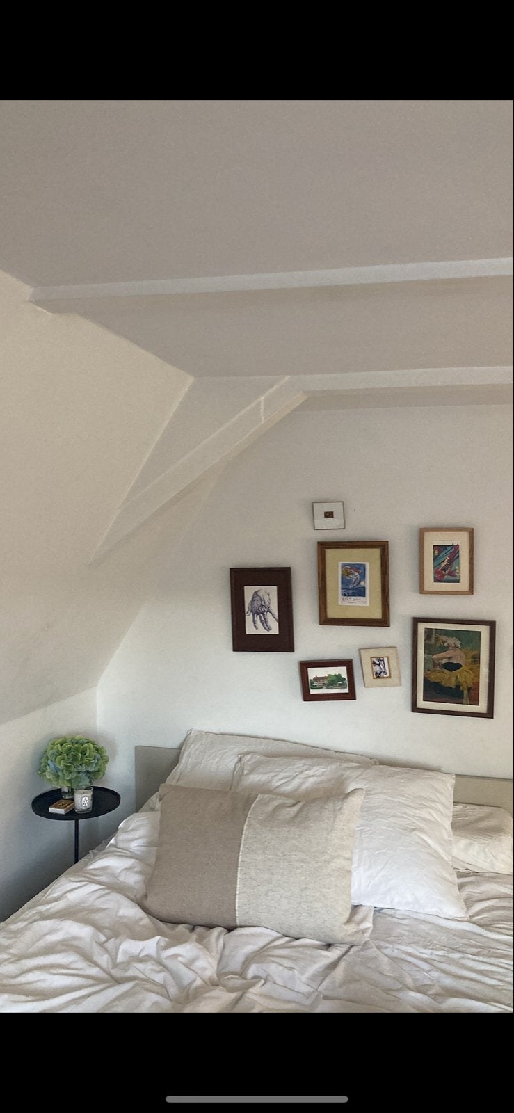 IKEA GURSKEN Bedframe 140x200 cm - Wit, Ophalen, Wit, Tweepersoons, 140 cm