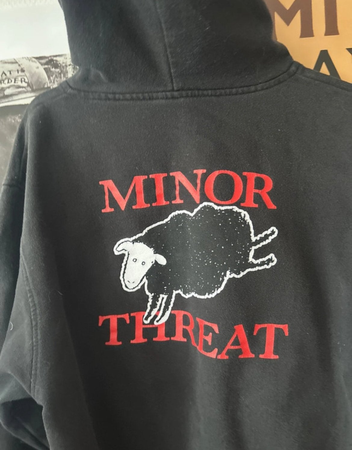 Minor Threat Hoodie origineel 2003, Kleding | Heren, Overige Herenkleding, Verzenden, Gedragen