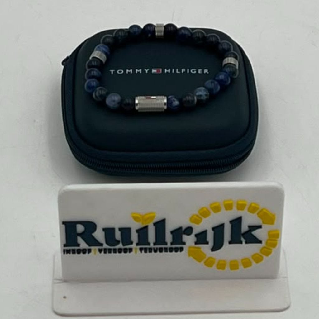 Tommy Hilfiger kleursteen - Armband - blauw - Nieuw, Sieraden, Tassen en Uiterlijk, Tommy Hilfiger, Nieuw, Support@tommyhilfiger.com