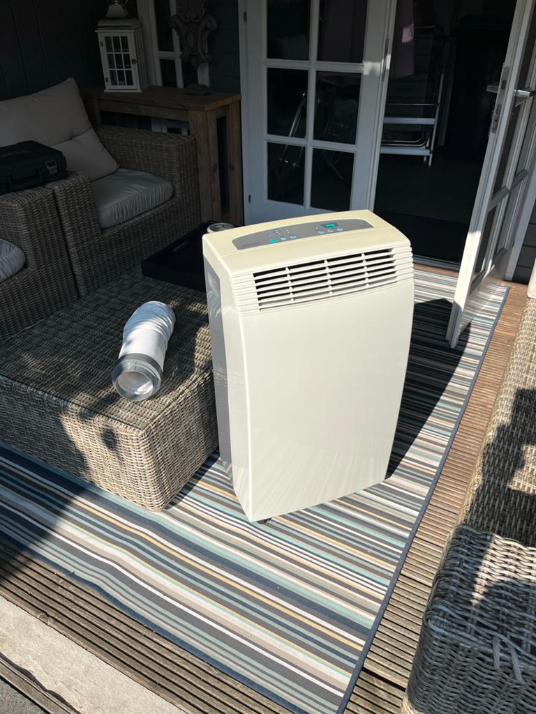 Mobiele airco Delonghi CF 170 - Compact en Krachtig, Ophalen, Gebruikt, Minder dan 60 m³, 2 snelheden