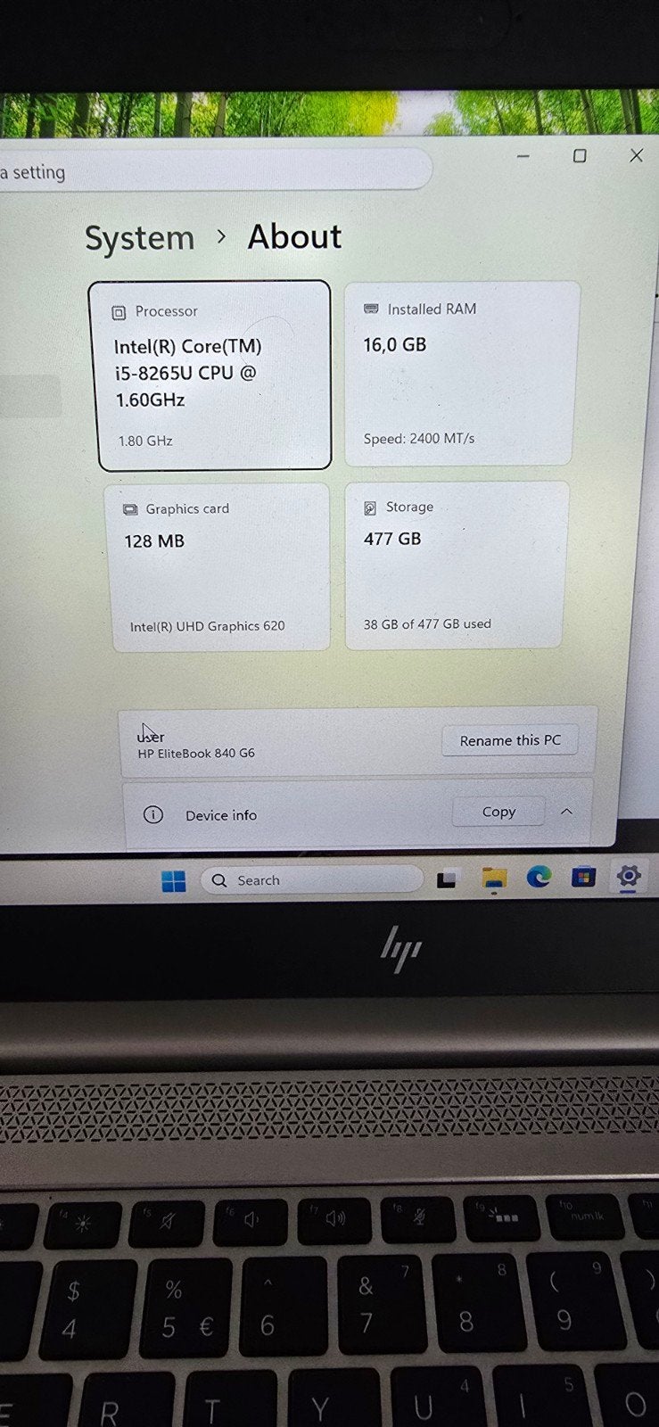 HP ELITEBOOK G6 860 |16 GO RAM | 512 GB ssd | nette, Computers en Software, Windows Laptops, Intel Core i5-8265U, 2 tot 3 Ghz