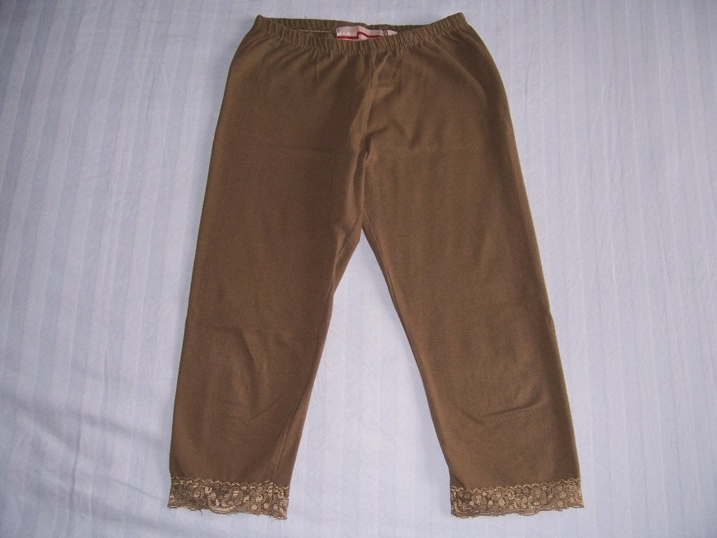 driekwart 3-kwart legging kakigroen Basic Equipment maat 140, Meisje, Overige typen, Gebruikt, Basic equipment