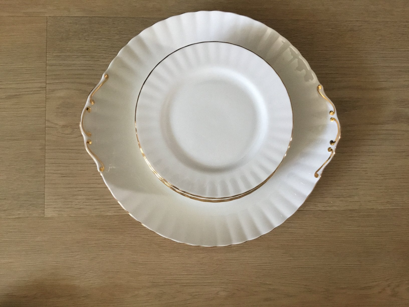 Royal Albert gebaks servies ( puntgaaf ), Ophalen, Zo goed als nieuw, Porselein, Overige stijlen