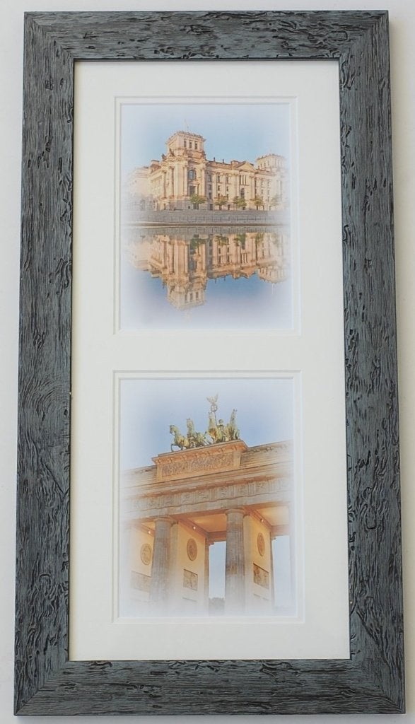 Henzo Capital Berlin fotolijst 23x50 cm (2 foto's 15x20 cm), Zo goed als nieuw, Hout, Verzenden, Geen