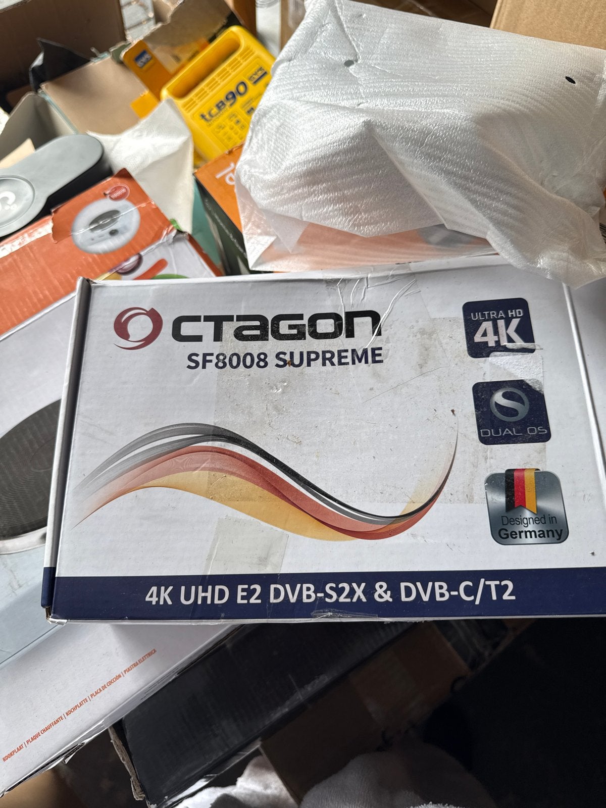 Octagon SF8008 Supreme 4K UHD Combo Receiver, Ophalen of Verzenden, Nieuw, Decoder