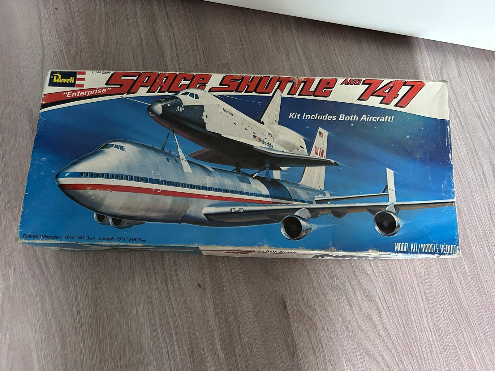 Boeing 746 met spaceshuttle, Ophalen, Zo goed als nieuw, Groter dan 1:72, Overige merken