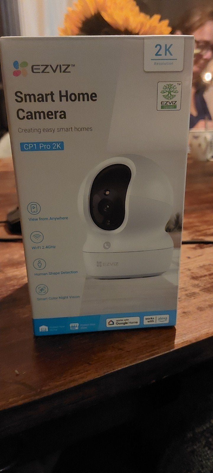 EZVIZ Smart Home Camera CP1 Pro 2K - Nieuw in doos, Audio, Tv en Foto, No. 55, South 1st Road, Wuzhou Industrial Park, Longgang District, Shenzhen, China